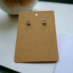 Clear Rhinestone Elegant Stud Earrings